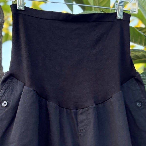 Black Secret Fit Belly Plus Size Maternity Shorts Size 3X - Picture 11 of 12